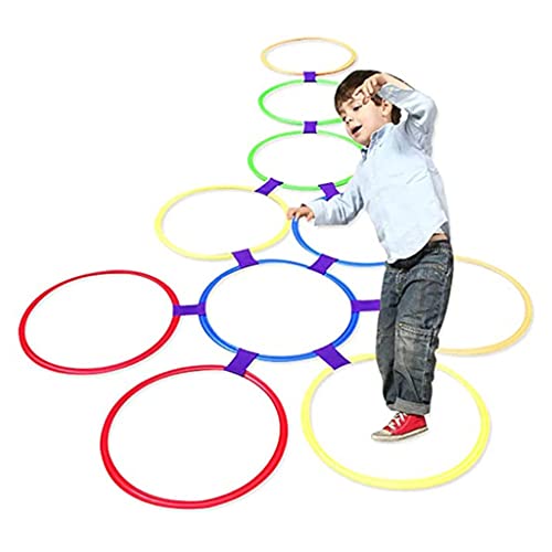 Hopscotch Game for Kids, Sensory Training Sports Equipment, for Indoor and Outdoor Use Agility Training Toys(28CM)