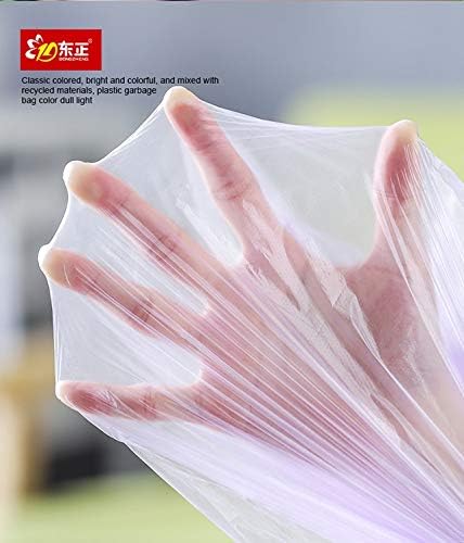 Trash Bags, Kingchuan Multi-Color, Medium Kitchen Garbage Bags,Strong Rubbish Bags for Home,Office,Car. 2.5 Gallon,100counts /5 Rolls