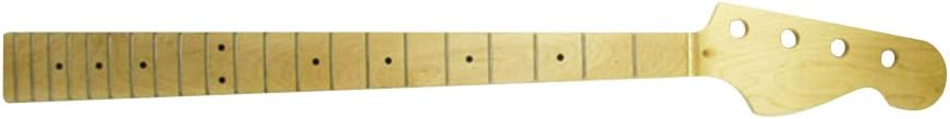 Maple Bass Neck 4 String 21 Frets Maple for Jazz Bass JB PB Style Bass