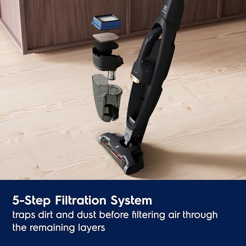Image of Electrolux WellQ7 Cordless 2-in-1 Vacuum with High Suction Power and 5-Step Filtration System, 50-Minute Run Time, 2 Power Modes, Granite Gray