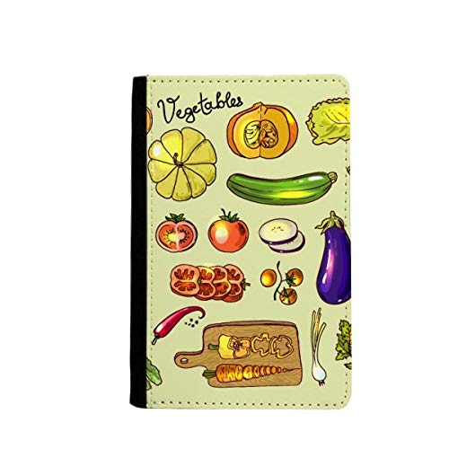 Porte-passeport citrouille légumes et étui de voyage durable