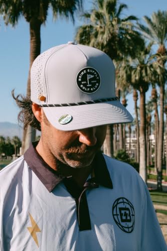 Image of BRIMZ Golf Performance Hat - Tee Holder & Magnetic Brim - Breathable Sweat & Water Resistant Golfing Snapback Cap