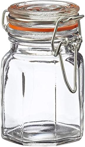 Apollo Glass Spice Jar Set 12 MOP, Multi-Colour, 13x35x16, 1108