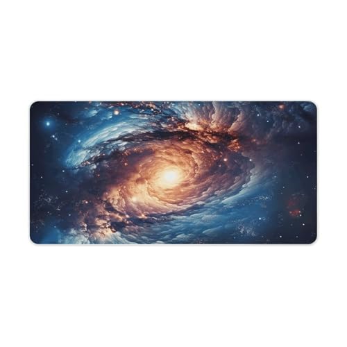 Sous-main de bureau galaxie et grand tapis de souris pour ordinateur portable