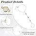 Gjinxi Hand Chain Bracelet for Women, Dainty Finger Ring Bracelet Hand Chain, Adjustable Diamond Cubic Zirconia Beaded Slave Bracelets, Silver Fashion Nail Bracelets Stack Simple Jewelry Gifts(Gold)