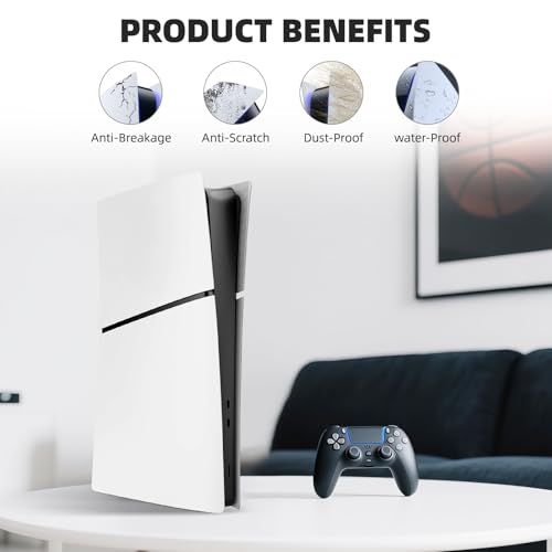 YIBEICO 4PCS Faceplate Replacement for PS5 Slim Digital Edition by YIBEICO - Image 6