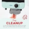 Dash Mini Toaster Oven - Sleek & Stylish - For Creative Homemade Treats - Compact, Space-Saving Design - adjustable temperature dial - Removable Baking Tray - Aqua