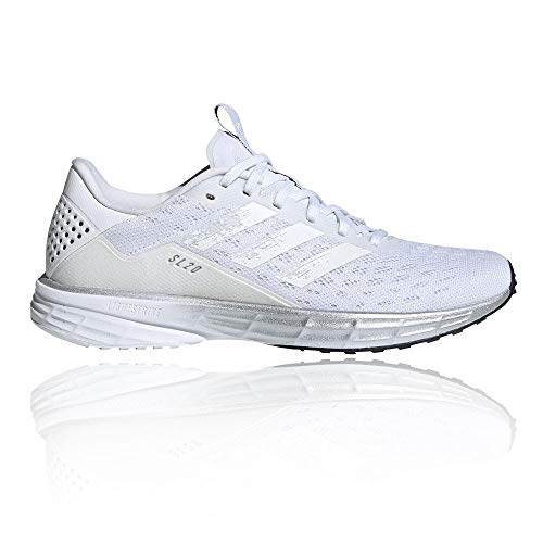 adidas SL20 W, Zapatillas de Running Mujer, FTWR White/Core White/Core Black, 42 2/3 EU