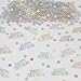 Blopee Birthday Confetti for Table Happy Birthday Decorations, 270 PCS Iridescent Confetti for Iridescent Party Decorations