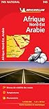 Michelin Nordost-Afrika, Arabien: Straßen- und Tourismuskarte 1:4.000.000 (MICHELIN Nationalkarten) - Herausgeber: MICHELIN 