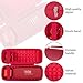 khanka Hard Travel Case Replacement for JBL Flip 7 / Flip 6 Waterproof Portable Bluetooth Speaker(Red)