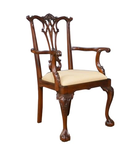 Niagara Furniture NDRAC041X Solid Mahogany Chippendale Arm Chair