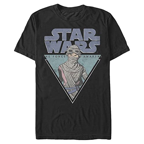 Star Wars Triangle Rey t-shirt homme coton col rond vetement geek original
