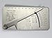 RIVERWELD Pipe Pit Gauge Welding Gage Test Ulnar Welder Inspection Range is 0 to 1/2” in 1/64” & .010 Increments Inch or Metric