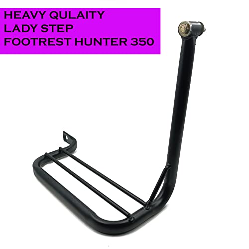 Image of HEAVY METAL LADY FOOTREST FOR ROYAL ENFIELD HUNTER 350 (Black Duplex Coating)