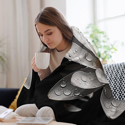 Couverture en microfibre extra large contre le froid sur le lit - 8