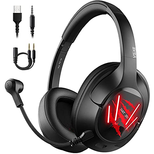 Eksa E3 Mobile Virtual 7.1 Surround Gaming Wired Over Ear Headphones With...