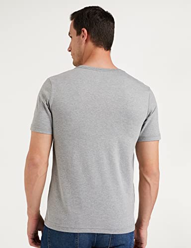 Image of Amazon Brand - Symbol Men Solid Cotton T Shirt | Plain | V Neck | Half Sleeve - Regular Fit | Combo Pack of 3 (Available in Plus Sizes)