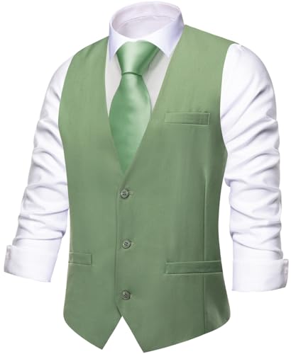 Gilet de costume col en V homme avec 3 poches fonctionnelles coupe ajustée