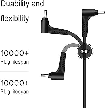 USB C Charger for Laptop,Power Cord,Ideapad 330 Charger,Yoga Laptop Charger, Ideapad Charger, AC Adapter,Computer Charger,ADL45WCC