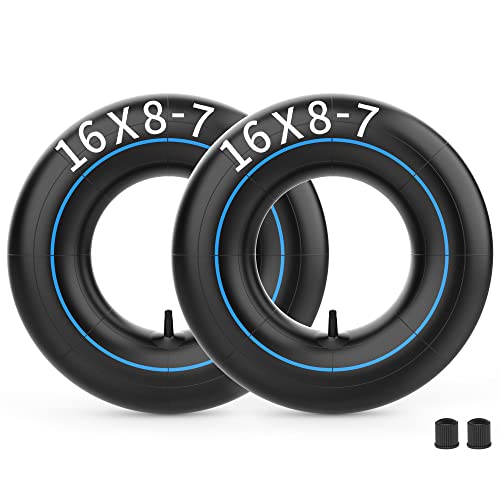 (2-Pack) 16x8.00-7 16x8-7 Inner Tube Replacement for ATV Quad Bike