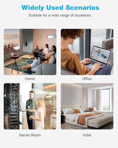 9. Bild von DDMALL CAT 8 Kabel 6m, Hochgeschwindigkeit 40Gbps 2000MHz SSTP CAT8 Flaches Patchkabel, Gigabit Internet LAN Netzwerkkabel mit Vergoldetem RJ45 Stecker für Gaming, Modem, Router, PC (6 Meter/Weiß) 6m