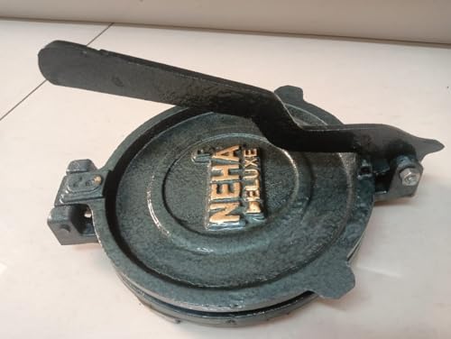 Image of Delux Heavy Quality Chapati Press Machine Manual Machine with Fitted Handle | Size - 7.50 Inches