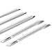 Pack of 5 Capsule Filling Kit for Empty Pill Capsules Filler, Opret Lab Spatula Micro Medicine Spoon, Tiny Spoons Scoop for Powder, Stainless Steel Gel Cap Filler Size #000 00 0 1
