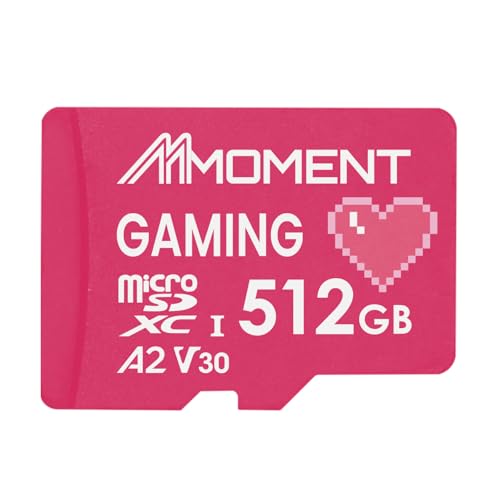 Image of MMOMENT MM23 PRO 512GB Gaming Memory Card, Micro SDXC Card, A2, UHS-I, U3, V30, Class10, Read Up to 170MB /s, Write up to 170MB /s