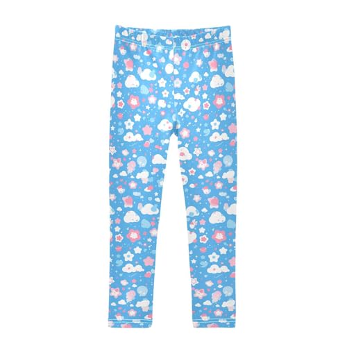 Cute Cute Kids Girl's Basic Leggings Comfortable Full Length Yoga Pants Sports