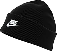 Nike Kinder K Nk Peak Beanie Tc FUT Hut, Black/White, One Size