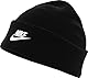 Nike Unisex K Nk Peak Beanie Tc FUT Hut, Black/White, One Size-18 Years