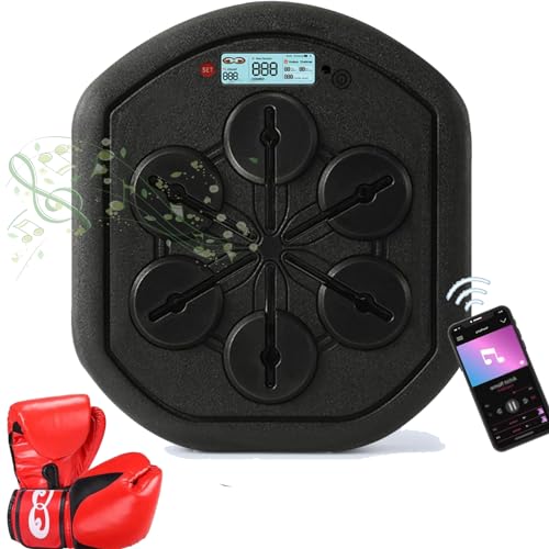 Machine de boxe murale Bluetooth avec haut-parleur pour entraînement connecté