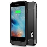 iPhone 6 Battery Case - UNU DX-6 Protective iPhone 6 Battery Case ( 4.7 Inches) [Matte Black] - MFI Apple Certified 3100mAh External Protective iPhone 6 Charging Case Portable Battery Pack Cover
