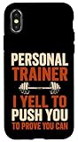 Motivierendes Fitnesscoaching Personal Trainer Hülle für iPhone X/XS