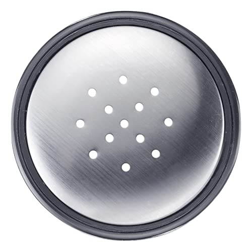 Miniatura 2 de Westmark 63502260 - Dispensador De Especias Con Tapa Aromática, Diseño De Agujeros Finos, Capacidad: 190 Ml, Cristal, Acero Inoxidable, Plástico, Negro, Transparente Negro Plateado
