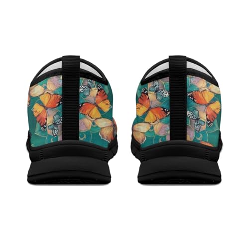 Image of Womens Slip On Walking Shoes Non Slip Loafer Breathable Holiday Travel Shoe Lightweight Casual Low Top Sneakers SizeUS 5.5-11.5