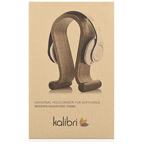 kalibri houten omega koptelefoon standaard - Universele standaard voor hoofdtelefoon - Koptelefoonstandaard - Eikenhout… - Image 7