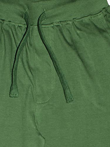 Image of KiddoPanti Boys Knit Solid Cargo Shorts Pack of 2 | 100% Cotton | Comfortable Rib Waistband | 2 Front Pockets & 2 Cargo Pockets | Sport Bermuda Half Pant for Boys