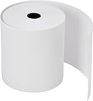 Vista 15 de Rollos de papel térmico de 2 1/4" x 50' para recibos POS, papel de caja registradora para máquinas de tarjeta de crédito (200 rollos)