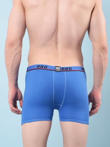 Image of RKG Men's Cotton Trunks Soft & Breathable Innerwear | Comfortable Stretch Fit Everyday Underwear | Durable Elastic Waistband | from Dollar Brand
