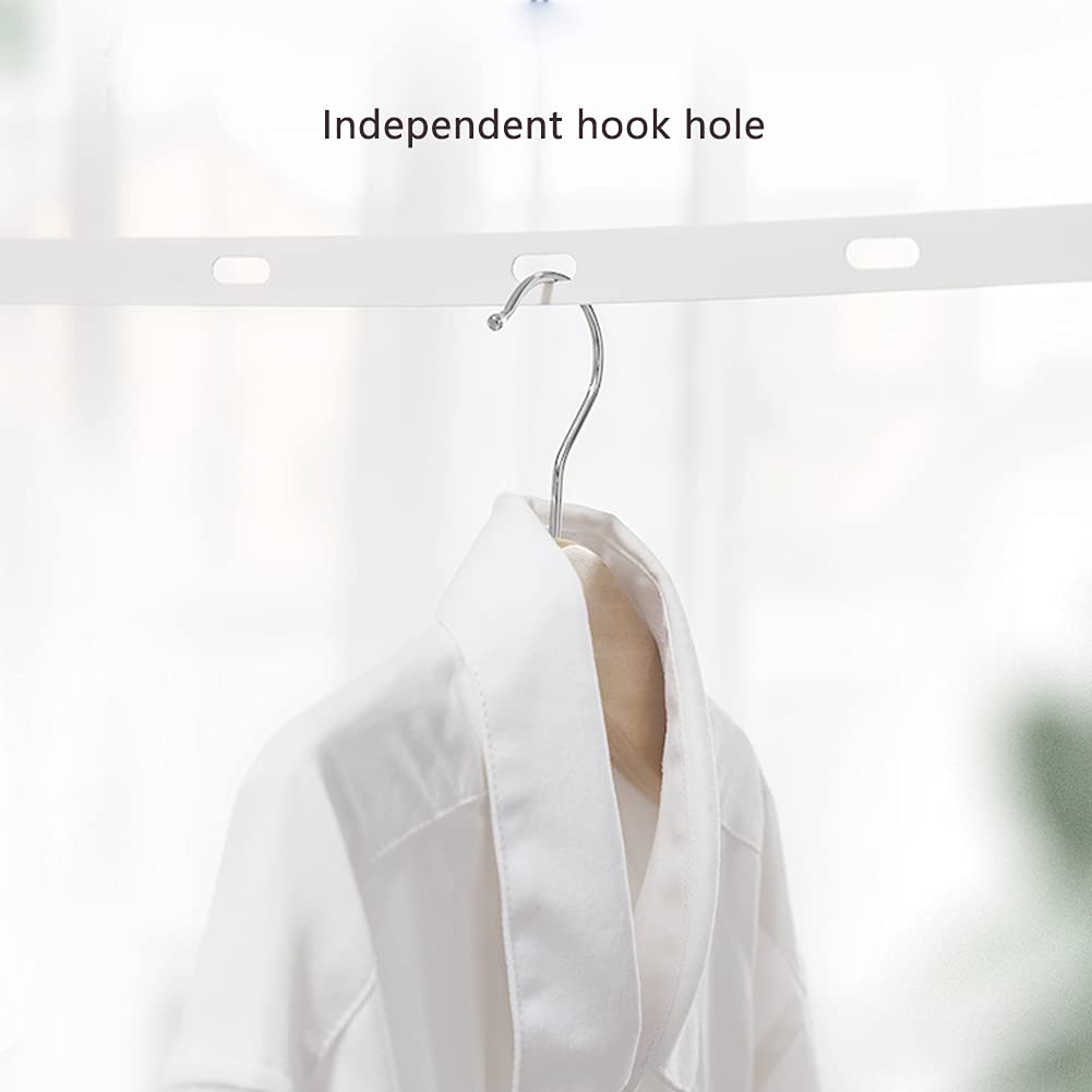 Tendedero para Colgar En La Pared del Hogar De 13 Pies, Cuerda Telescópica Retráctil para Tendedero, Tendedero para Interiores Y Exteriores, para Colgar Ropa Seca Y Húmeda