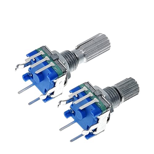 Encodeur rotatif EC11 20mm 5 broches idéal pour la création de commandes de volume audio - 2