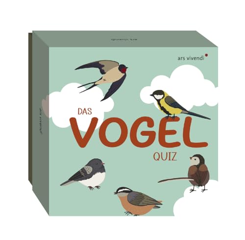 Das Vogel-Quiz – 66 Fragen zu heimischen Vogelarten & Ornithologie - Unterhaltsames Wissensspiel für Naturfreunde & Gesellschaftsspiel für Erwachsene - Box mit 66 Spielkarten und Anleitung