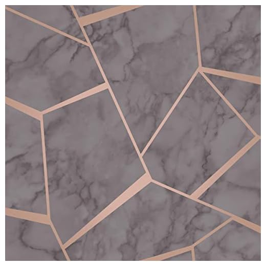 Fine Decor Schwere Tapete, Fraktal, Marmor, Anthrazit, FD42266, volle Rolle