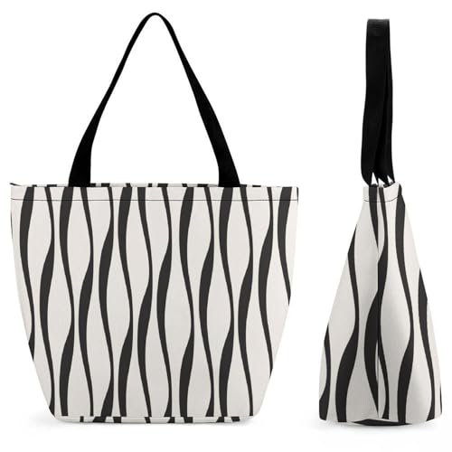Sac à main à bandes noires : fini le manque de place avec ce sac à bandoulière
