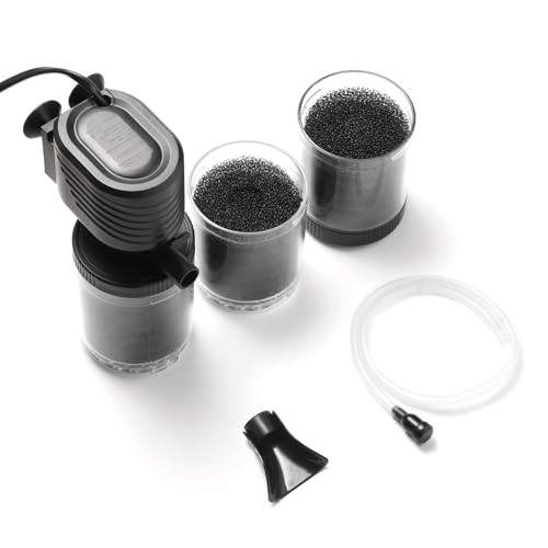 SainSmart XpertMatic 3 Stages 475 GPH Aquarium Filter for Up to 120 Gallon Fish Tank, Modern Style, Black ABS Material, Aquarium Filter, Pond Filter by SainSmart - Image 8