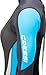 Cressi Morea 3 mm Lady Monopiece Wetsuits, Black/Turquoise, XL