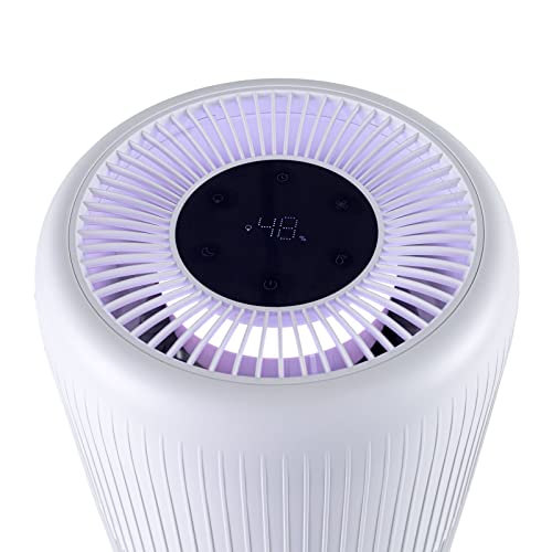 Aircare Lanai Large Room 1 Gallon Ultra Quiet Evaporative Humidifier With Washable Filter For Coverage Up To 750 Sq. Ft. For Baby Nursery, Plants And Large Rooms With Multicolor Led Nightlight #TOP1