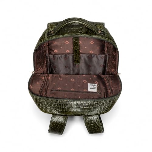 Image of Full-Grain Natural Genuine Pure Leather Laptop Backpack Bags for Mens Man and Women College Office Use Daypack Travel 16 Inch, Size: H-16 X L- 10 X W- 5 Inches